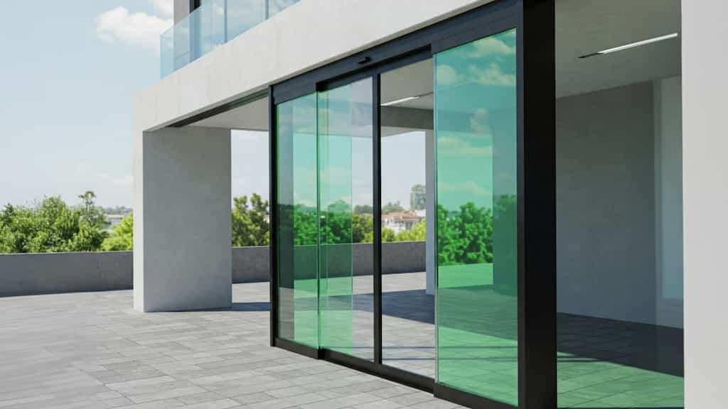 درب اتوماتیک شیشه ای