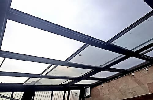 شقف متحرک شیشه ای فریم رنگ مشکی